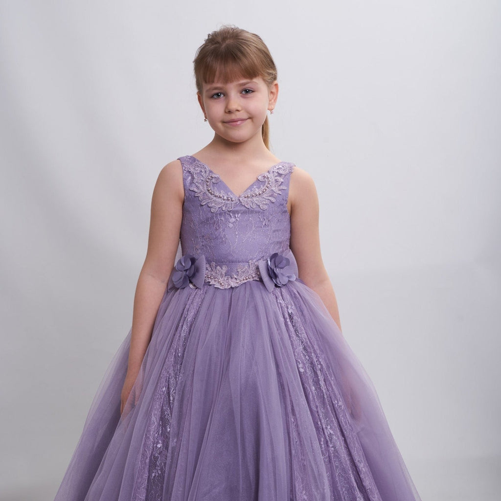 The Adorable Princess Girls Formal Dress-0