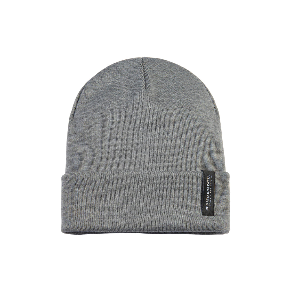 RB5005AF  | Berretto Unisex in Maglia Rasata Tubolare CIMONE Misto Lana Made in Italy. Colore Grigio Medio. Taglia Unica