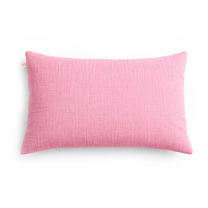 taie oreiller coton biologique rose 60 40 enfant papate