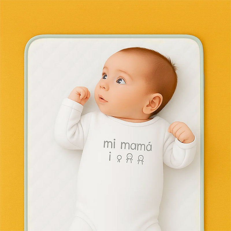 tapis nomade vert en coton bio made in france